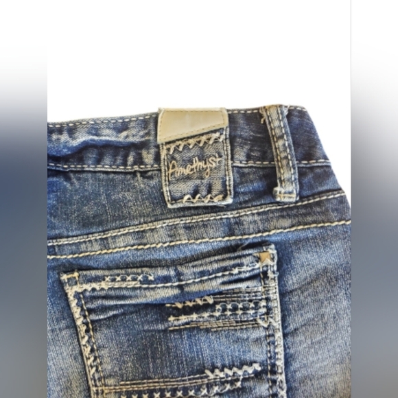 Amethyst Blue Capri  Jeans - Picture 5 of 6